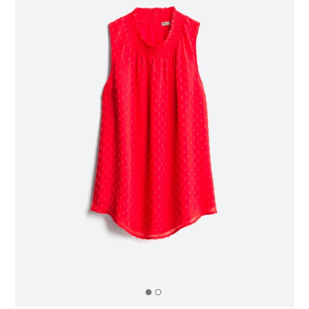 Daniel Rainn Narien Smocked Detail Blouse NWOT!